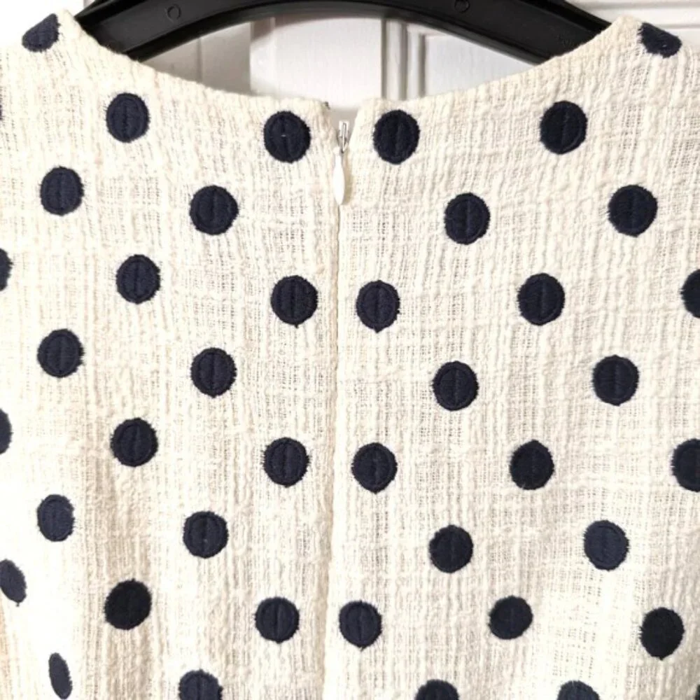 J. Crew ivory black